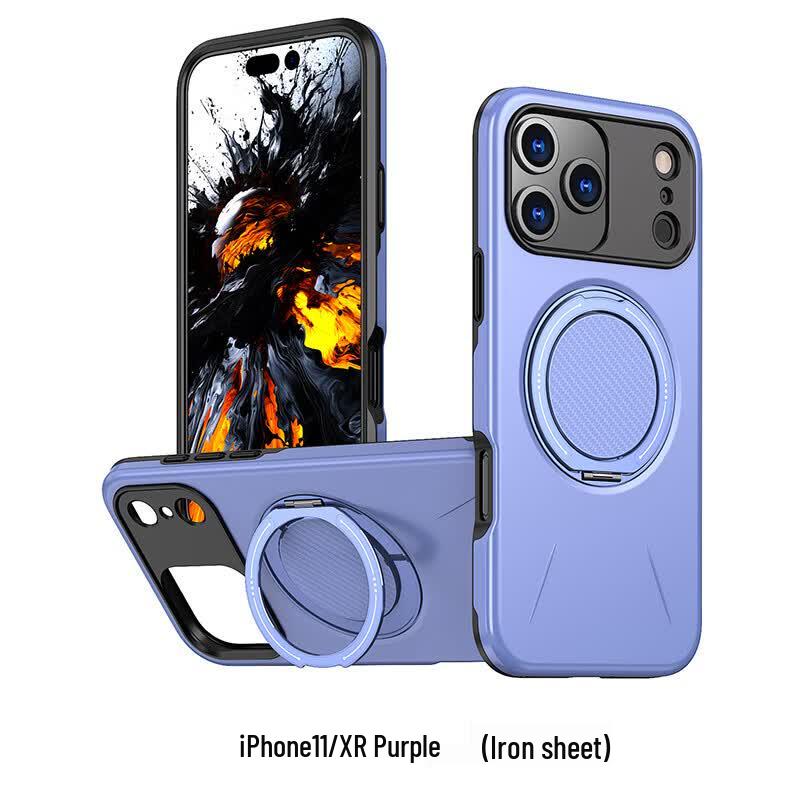 CAXITON Magnetic Phone Case with 360 Rotating Gear Stand