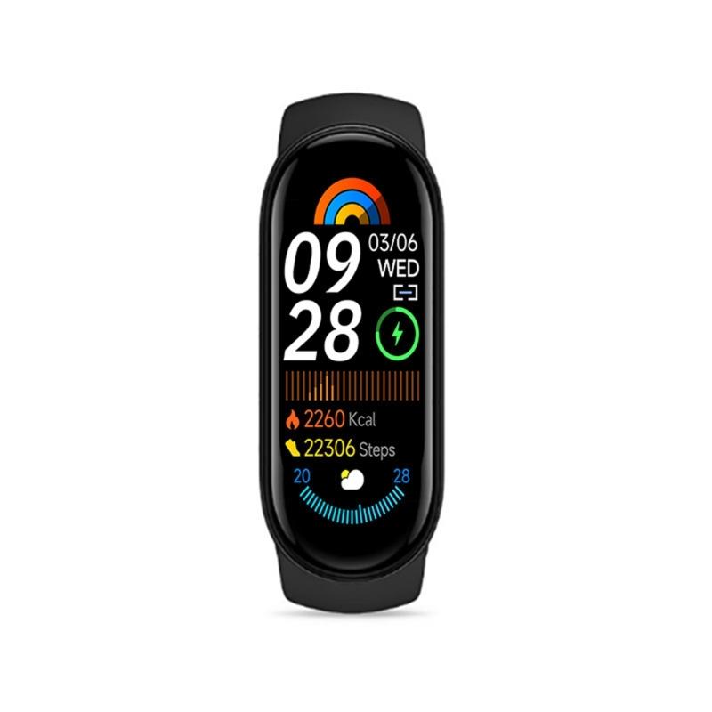 M9 Health Monitoring Wristband IP68 Waterproof Designs Multifunction M9 Intelligent  Bracelet Comfortable Wearing for Everyday Use