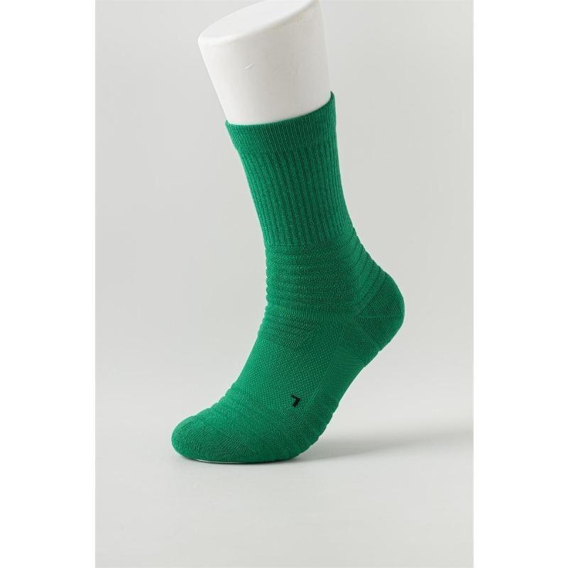 Women's Autumn and Winter Fur Ring Color Thickened Non Slip Wear Resistance Dance Cycling Basketball Tube Socks