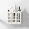 1Pcs Wall Mounted Hair Tool Organizer With Adhesive Backing Perfect For Bathroom Hair Dryer Curling Iron Storage