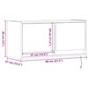 VidaXL Wall-Mounted TV Cabinet with LED Lights Sonoma Oak 80x31x35 Cm, Wall-Mounted TV Unit, Floating TV Unit, TV Stand 852357
