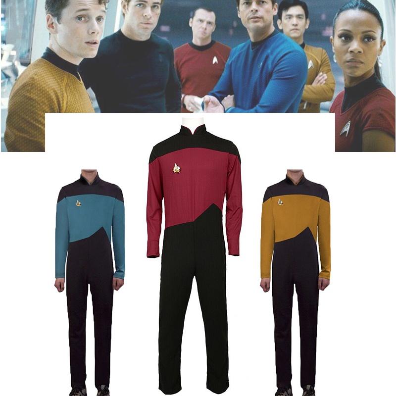 Star Trek The Next Generation Cosplay Costume Authentic Jumpsuit For Comic Con And Halloween
