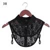 Classic Women Cotton Lace Fake Collar Vintage Detachable Clothes Accessories Lapel Blouse Top Shirt Collar False Collar DropShip