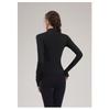 New Sports Jacket For Women With Nude Feeling, Slim Fit And Slimming, Zipper Yoga Suit, Long Sleeved Outdoor Running And Jumping Exercise Fitness Top