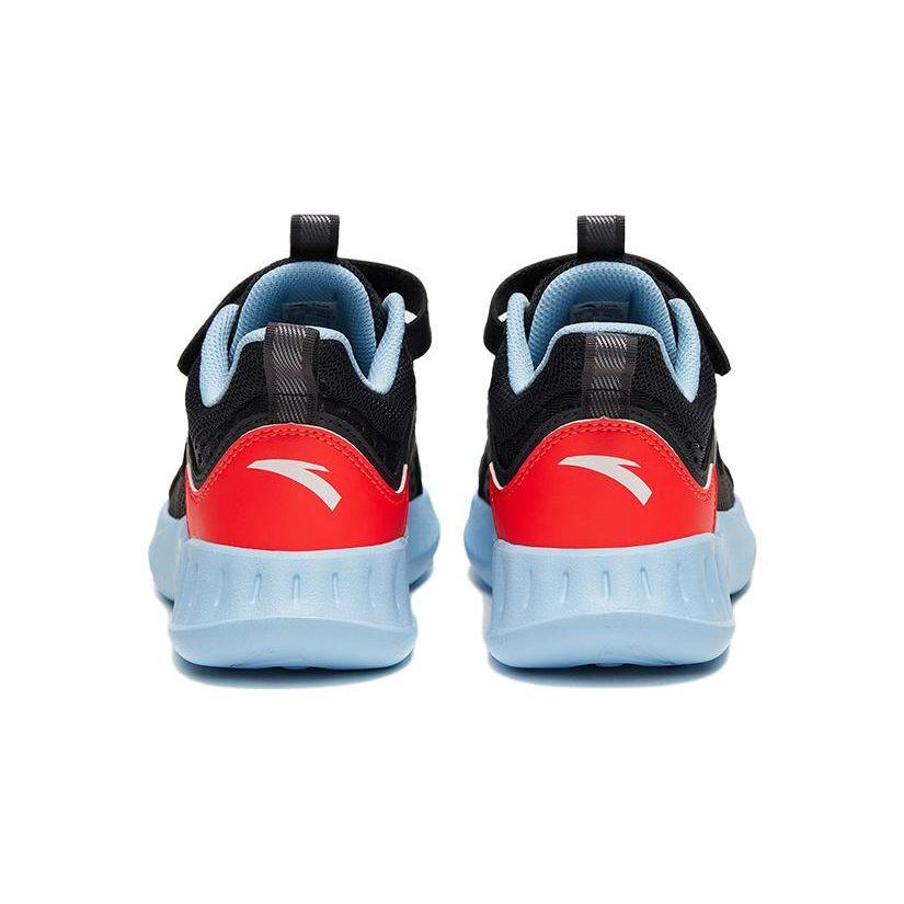 Anta Antiskid Wear-Resistant Low-Top Running Shoes Kids Sneakers Black Blue A312325523J-1