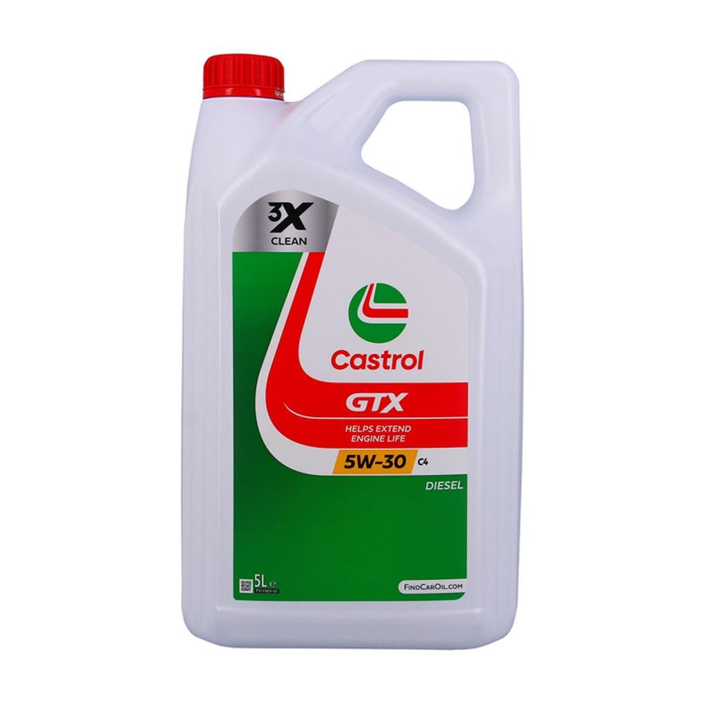 Huile moteur - CASTROL GTX 5W-30 C4 - 5L - 5W30