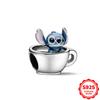 Charms Silver 925 Stitch Bead Fits 3mm Bracelet Bangle Necklace For Women Pendant Luxury DIY Jewelry Making Gift