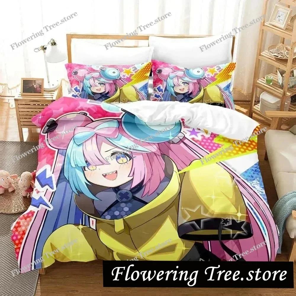Anime Kawaii Chicas Iono Juego de Ropa de Cama Individual Twin Full Queen King Size Juego de Cama para Dormitorio de Adulto Niño Funda Nórdica Juegos Para Textiles del Hogar