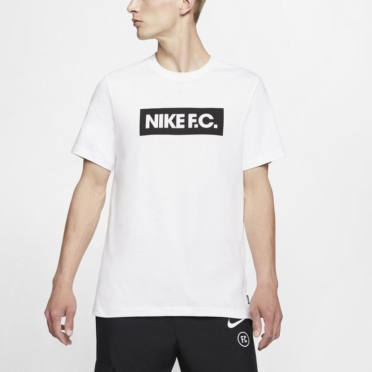 Nike FC Essential Soccer Training Graphic Tee Men Tops White CT8430-100