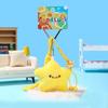 Soft Star Doll Pendant Cartoon Chirping Star Pendant Cute Plush Star Keychain  Kids