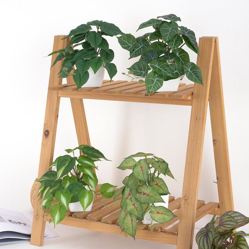 Plant Artificial 3d Printing Ipomoea Batatas Leaf Decor Home Interior Decor