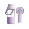 BURNELL Glass Cup and Portable Fan Set