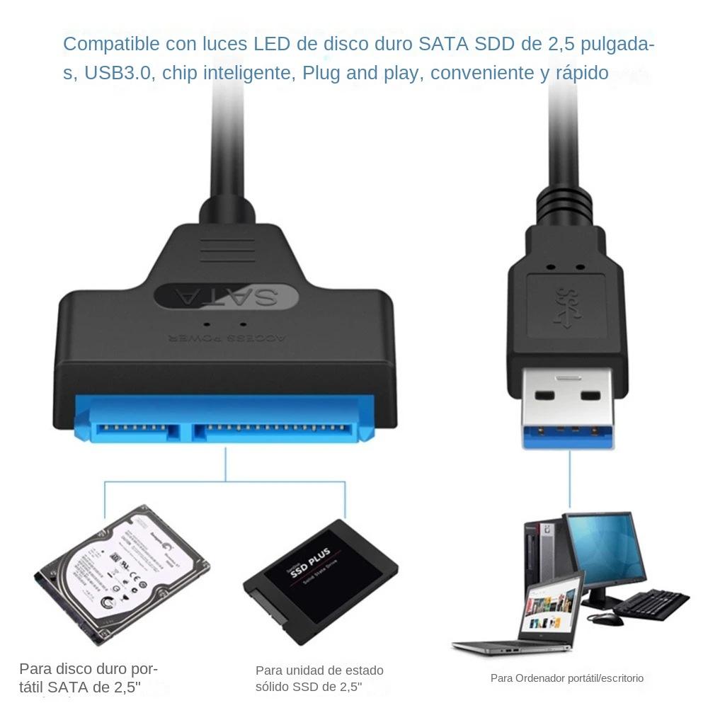 SATA Cable Sata 3 To Usb 3.0 Adapter Up to 6 Gbps Support 2.5 Inch External SSD HDD Hard Drive Connectors 22 Pin Sata III Cable
