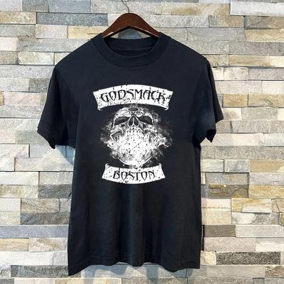 Vintage Boston Schädel Godsmack Shirt Baumwolle Schwarz S-5XL FF224 Unisex T-Shirt