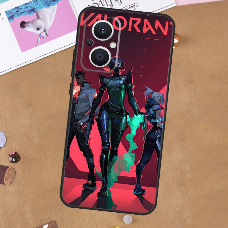 Valorant Game For OPPO Reno 11F 10 11 Pro 4Z 5Z 8T 4 5 6 7 8 Lite OPPO Find X3 X6 Pro X2 Neo X5 Lite Case