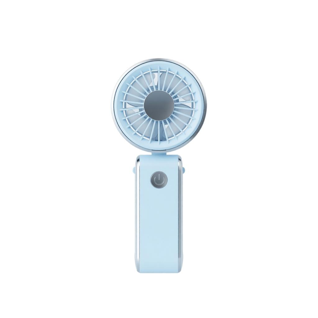 Mini Portable Handheld Fan Rechargeable Small Size Compact Design Three Speed Settings Battery Operated Cooling Device