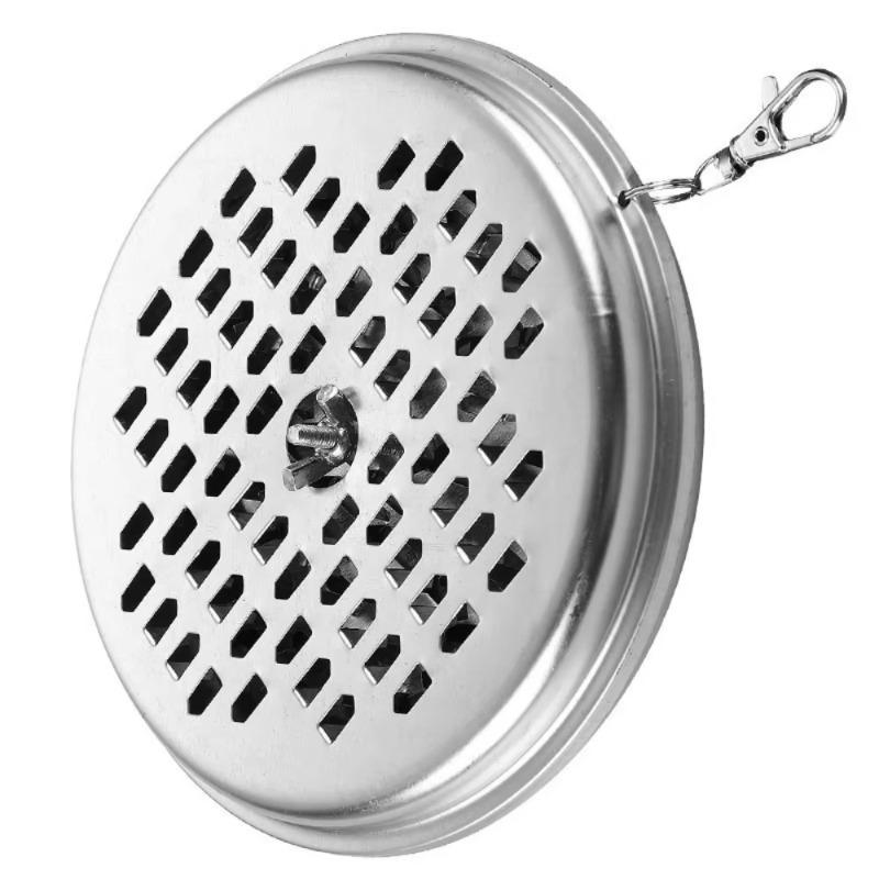 Stainless Steel Mosquito Coil Holder Outdoor Hanging Repellent Box,Anti-Scald Drop-Proof Rack for Summer Camping/Garden Portable