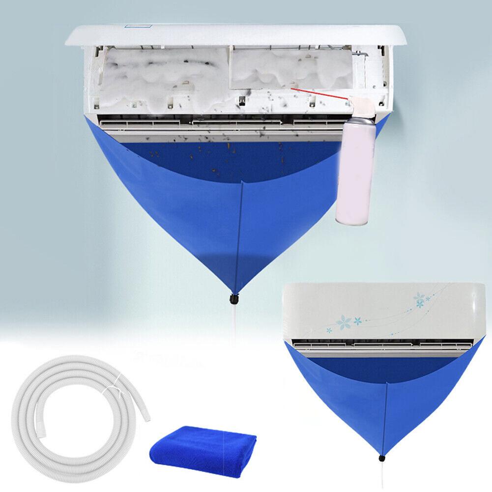 Cleaning Cover Brush Bag Tool Cleaning Air Conditioning Water Bag Tool Set Dustproof Filter Water Bag Wall-mounted 2M Water Pipe
