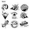 LYKX Adventure Sports Compass Car Sticker Wrap Vinyl Decal Mountain Car-Styling Auto Engine Cover Door Window Multiple Sizes