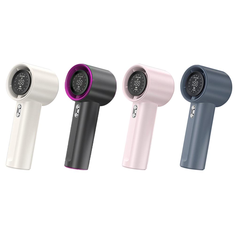 Handheld Turbo Fan 100 Speeds Portable Turbo Fan USB Rechargeable Electric Cooling Fan Mini Personal Fan for Outdoor Travel