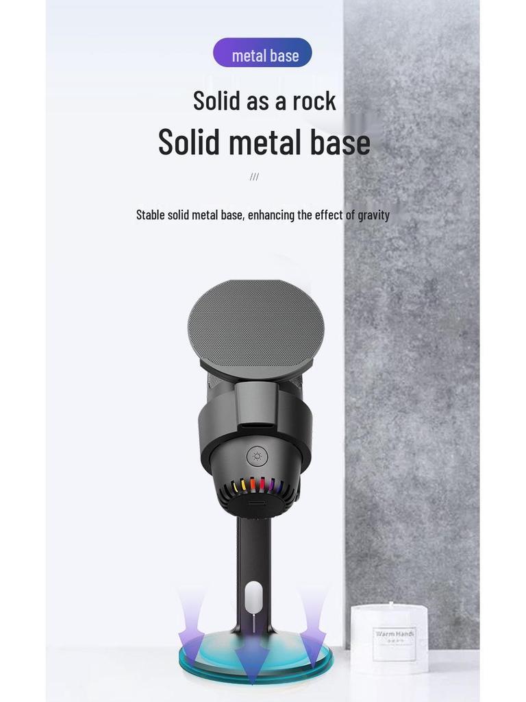 RGB USB Desktop Microphone with One-Key Noise Reduction for Gaming and Live Broadcasts
