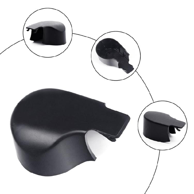 Multiple Vehicle Rear Wiper Arm Nut Cover UV Resistant ABS Construction 5K6955435 Rear Wiper Caps Easy to Use for Car Golf