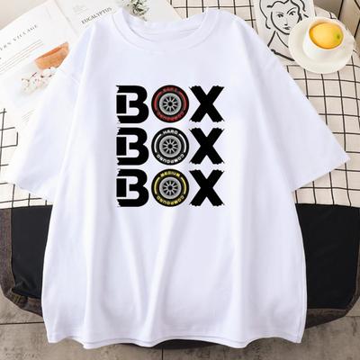 Scatola Scatola Hodges pneumatico F1 composito V2 T-shirt sportiva a maniche corte da donna oversize a maniche corte divertente T-shirt da gioco abbigliamento