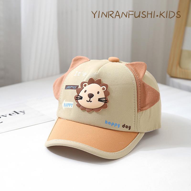 Children's Hat Spring and Autumn Girls Baseball Cap New Girls Baseball Cap Baby Sunscreen Hat Boys Sun Visor