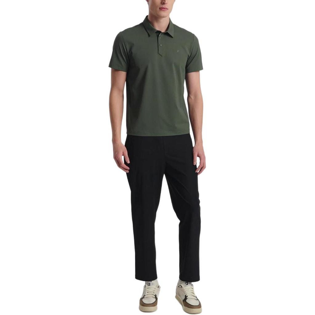 FILA White Trendy Fashion Versatile Sports Casual Pants Men bottoms Black F11M623604FBK