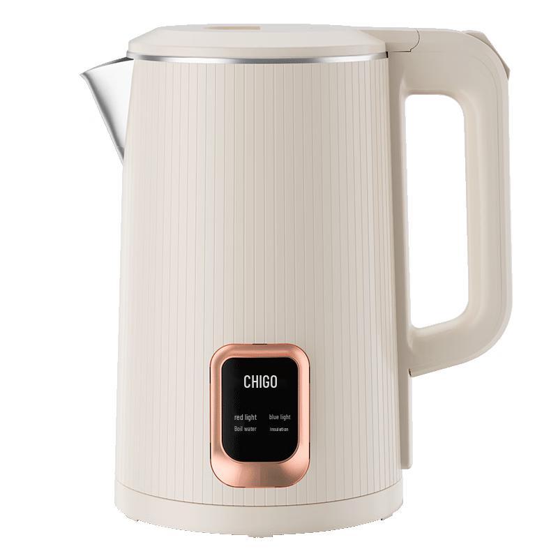 CHIGO 1.8L Double-Wall Electric Kettle