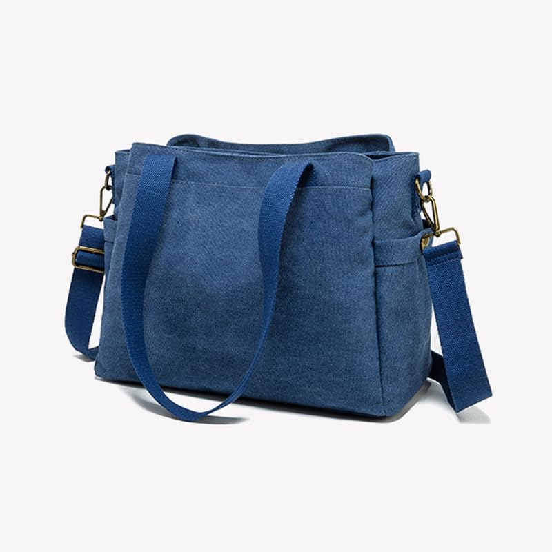 Geantă Tote Mare Multifuncțională Pânză Ușoară Mare pentru Femei și de Umăr Crossbody Pânză Tote Umăr Școală [Yocipa] Geantă, Geantă, Poșetă, Capacitate,