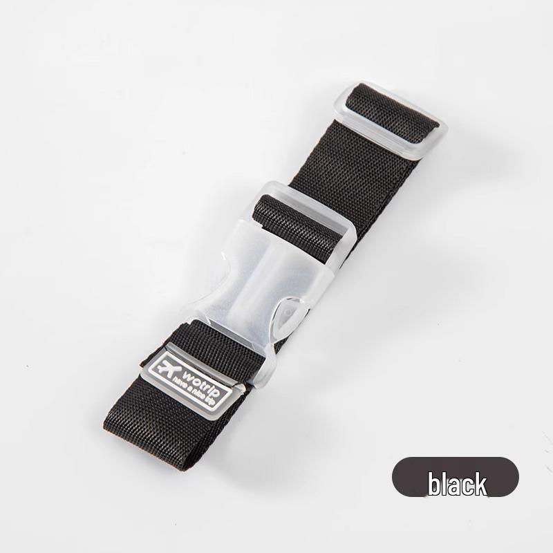 Portable Travel Luggage Buckle Strap with External Hook for Suitcases and Backpacks
