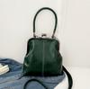 New retro messenger bag clip handbag personalized fashion casual shell mobile phone bag commuter single shoulder oblique