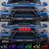 4pcs 12V RGB Colorful Front Grille LED Light Wiring Harness Kit For Toyota Tacoma 2016 2017 2018   w/TRD Pro APP Control