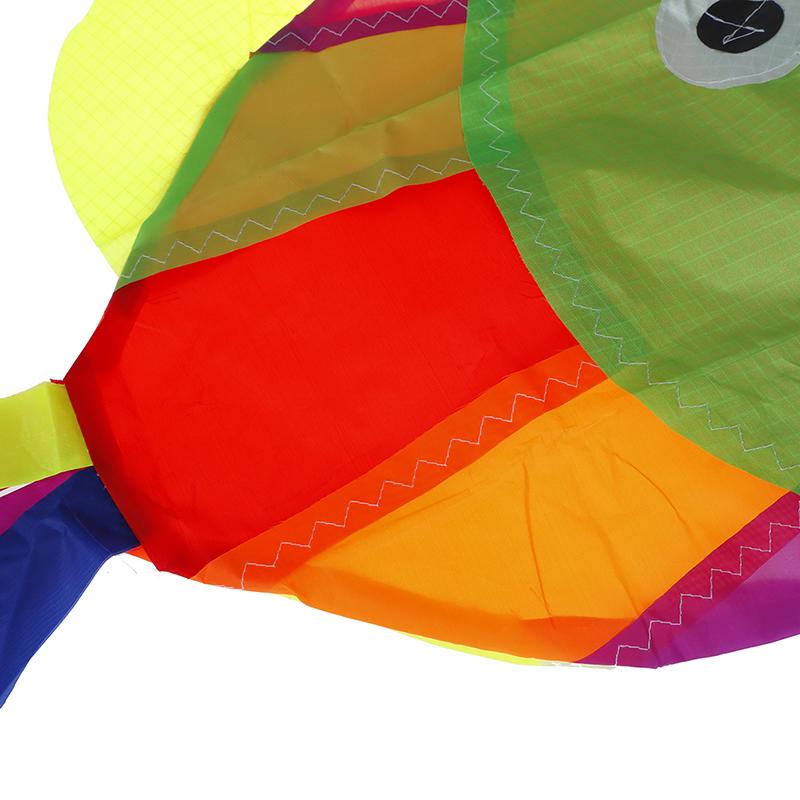 Regenbogenfisch Drachen Windsack Outdoor Gartendeko Kinder Leine Wäscheleine Kinderspielzeug