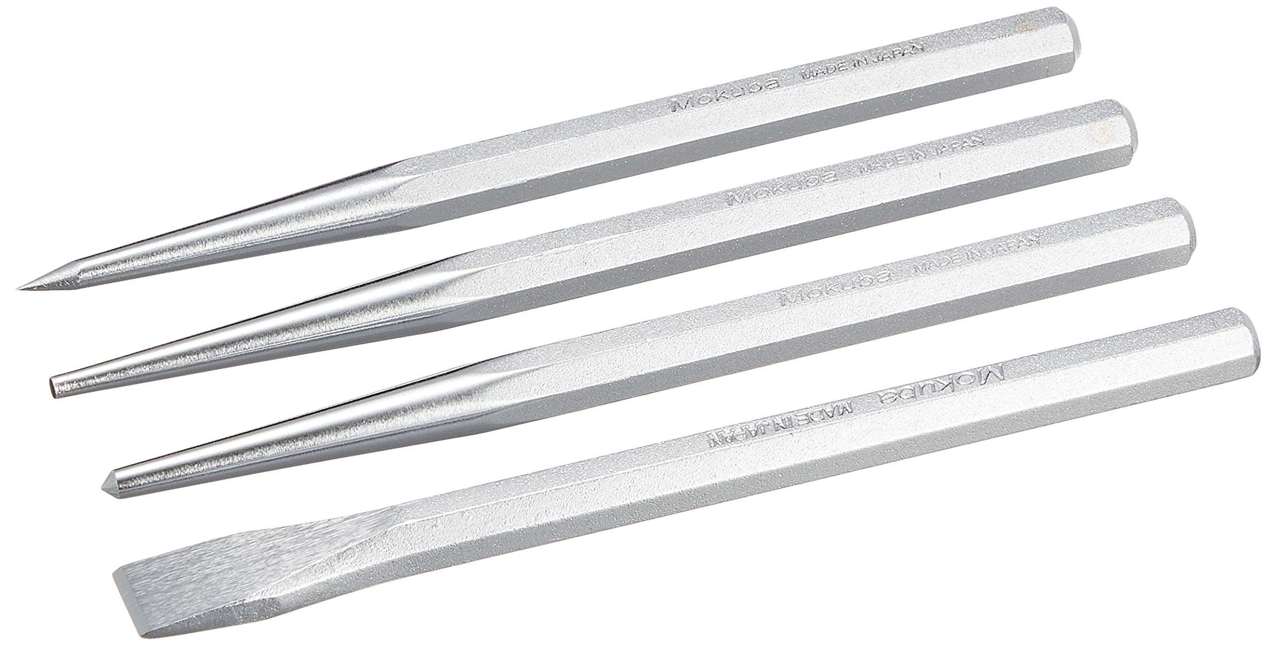 Mokuba brand chisel set A64 (in bag), 4-piece set,