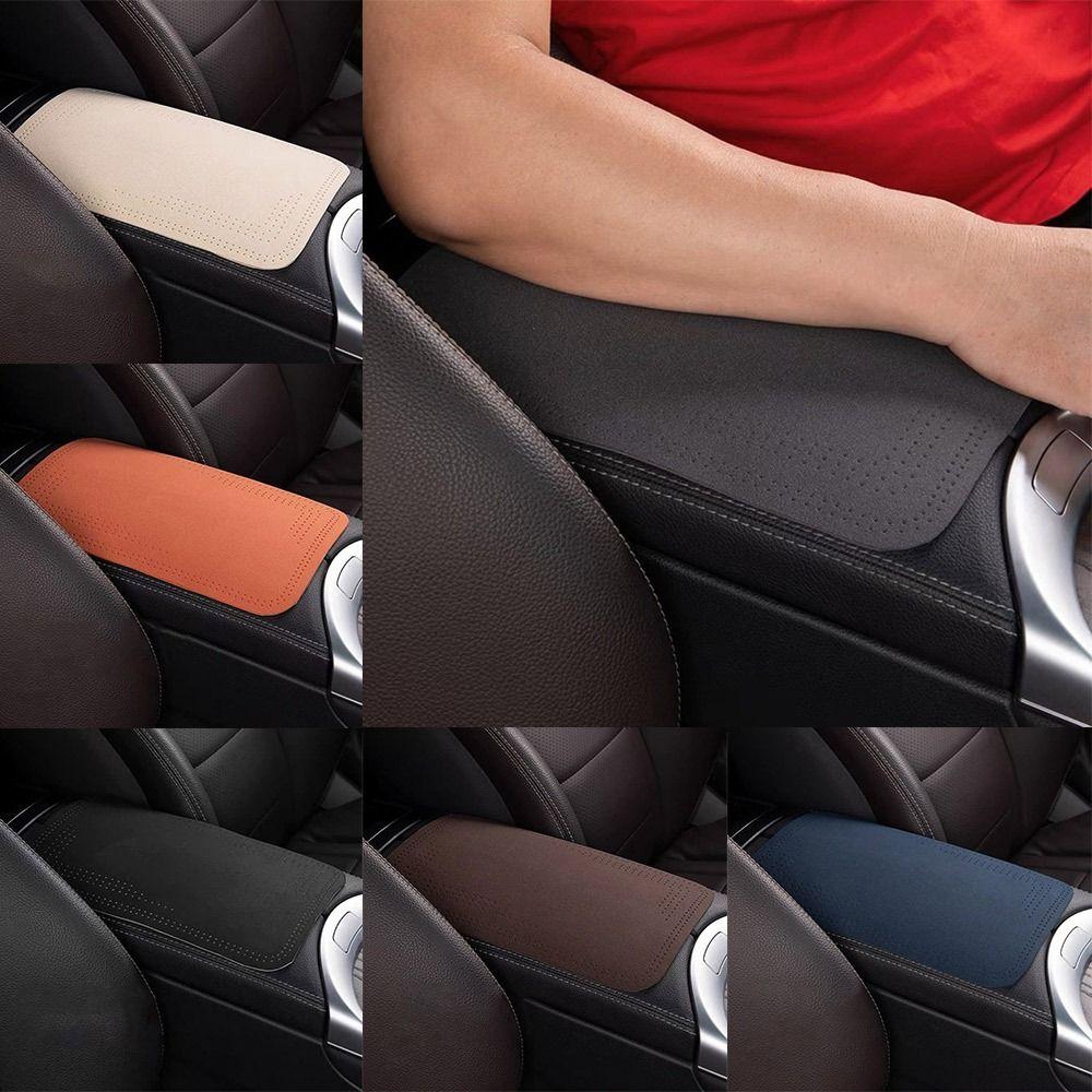 Universal Car Armrest Cover Mat Four Seasons Plush Elbow Pad Car Armrest Box Protection Pad Car