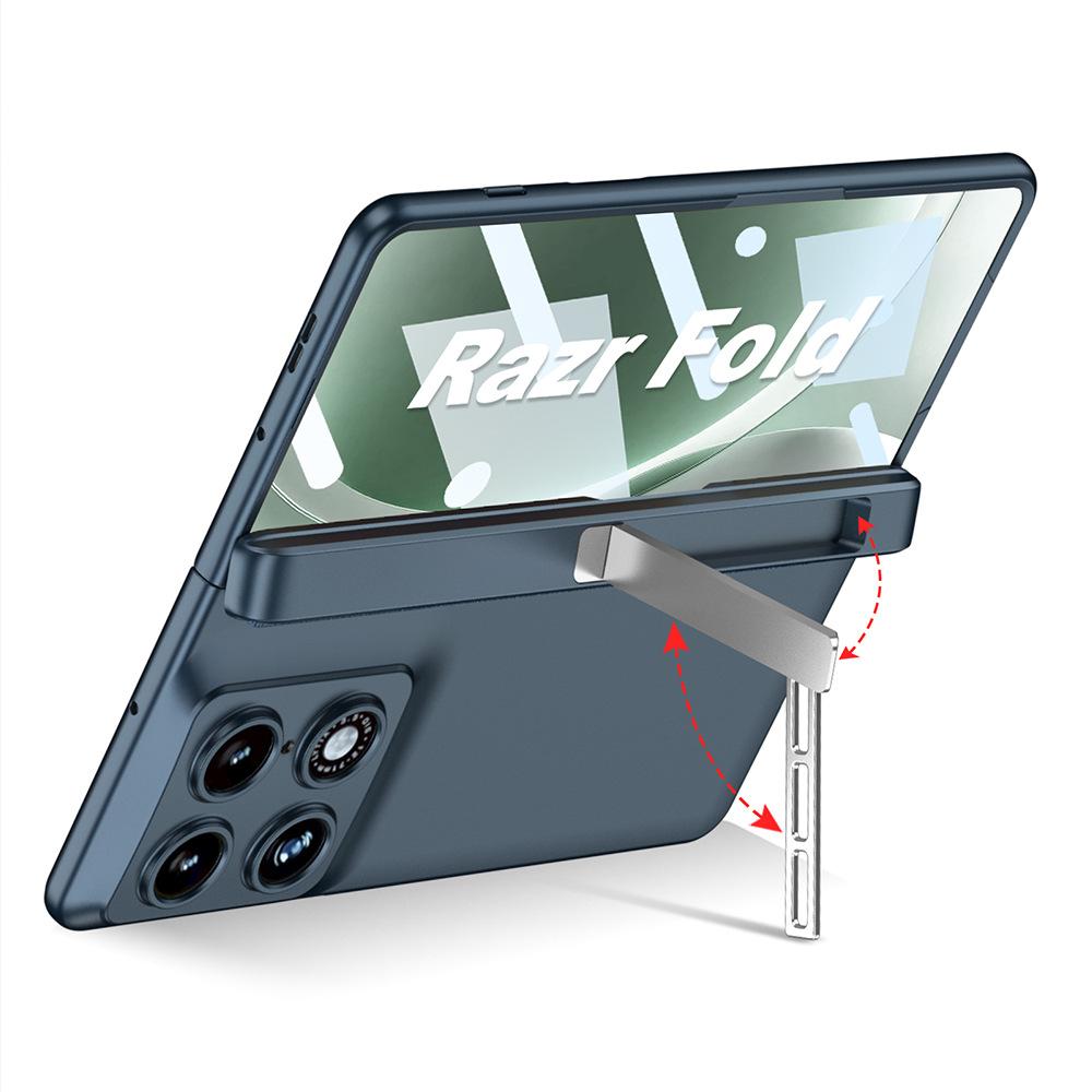 Motorola RazrFold Mobile Phone Case Skin Skin Scrub Magnetic Hinge Case Film Integrated Bracket Protective Case