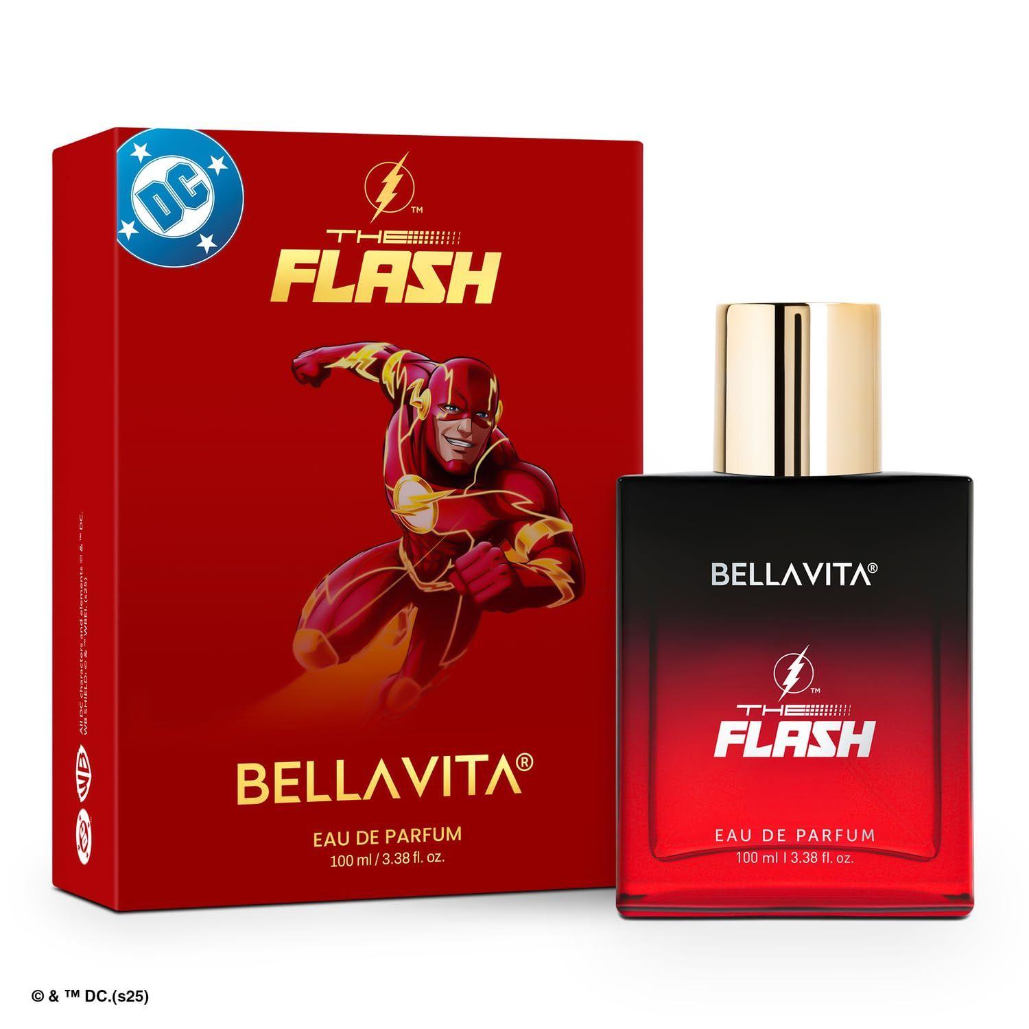 

BELLAVITA The FLASH | Стійкі парфуми EDP 100 мл для чоловіків | Лимон, Кедр та Мускус | Преміальний аромат для чоловіків 100ml