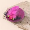 Mini Fascinator Hut Haarspange Mädchen Viktorianisches Themenparty Kostüm Haarnadel Haarschmuck Modische Haarteile
