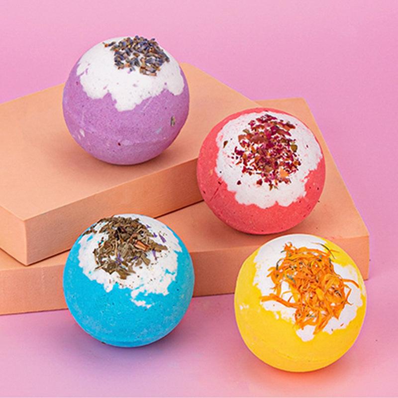 Large-sized bath ball, bath bubble bath tub, bathing ball, girl child bath, foam essential oil bath salt ball bath, bath bubble flower