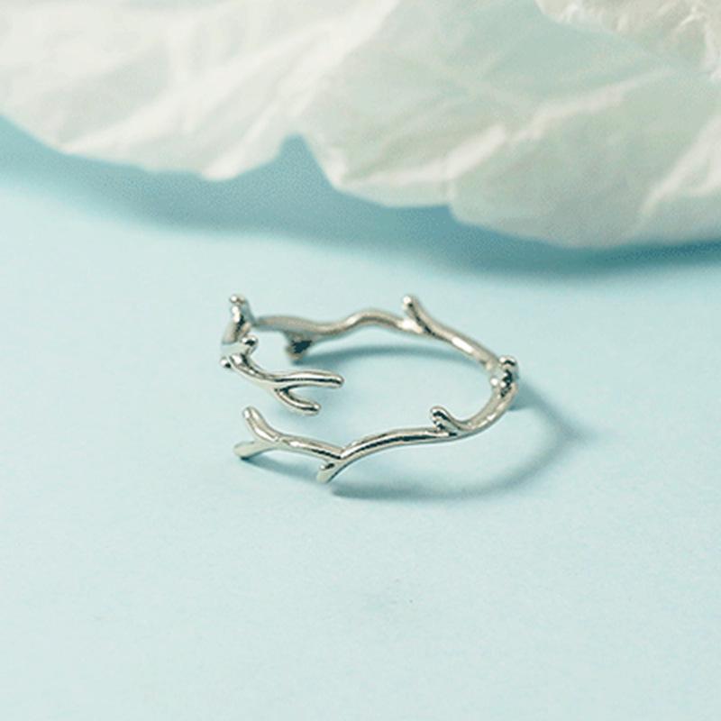 Adjustable Mori Style Open Ring for Women - Simple, Versatile Design with Fresh, Unique Personality