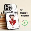 C-Cute-Betty Boop-P  Phone Case For iPhone17,16,15,14,13,12,11 Plus,Pro Magnetic For Magsafe Wireless Charging