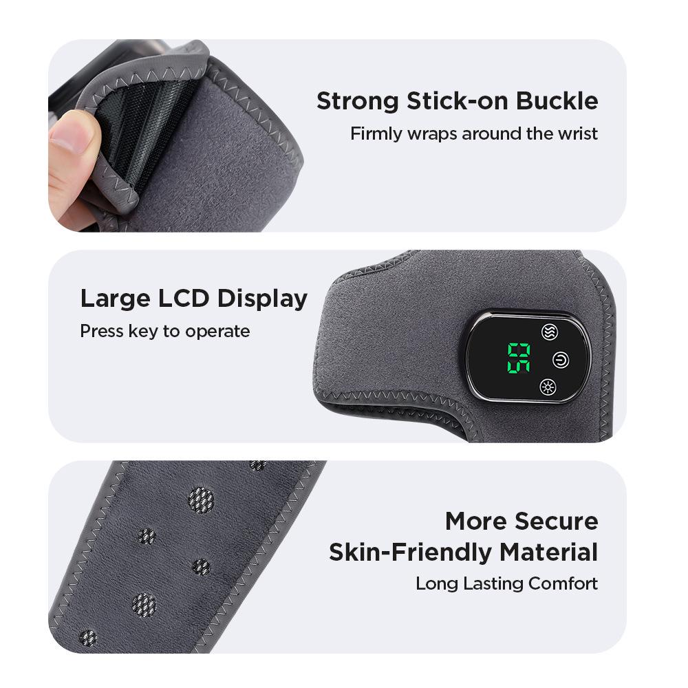 Cross-Border Electric Heating Wrist & Ankle Support Foot Massager for Joint Maintenance