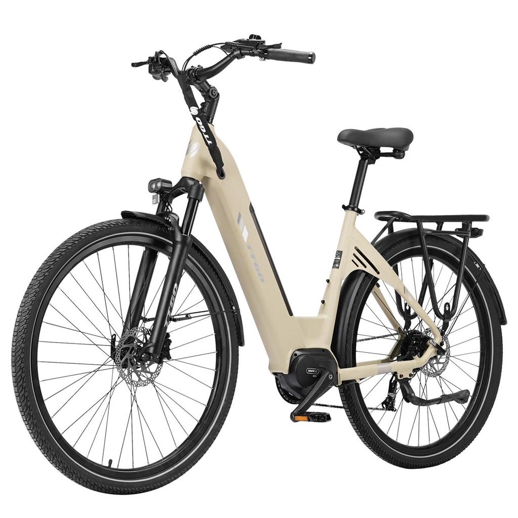 TTGO C7 SE All-Terrain High-end Electric Bicycle 36V18Ah Battery 28 Inch Wide Tires 250W Motor E- Mountain Bike With TowSeat