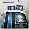 Grêmio FBPA  Pattern Bedding Quilt Set  Home Decoration  Gift (1 * duvet cover + 2 * pillowcase  without core)
