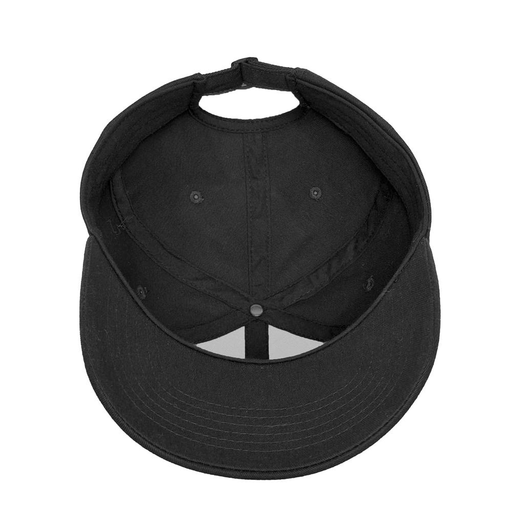 Black Cap for Men and Solid UV Adjustable Heatstroke One Size Fits [OLC] Women, 100% Cotton, Color, Protection, Sunshade, Prevention, Casual, Sports,