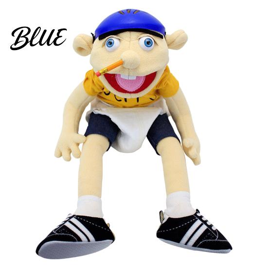 Parent-child Interaction Toy Jeffy Hand Puppet with Removable Tops Shoes Adventure Game Figure Doll Plushies Christmas Gift for Children Fans