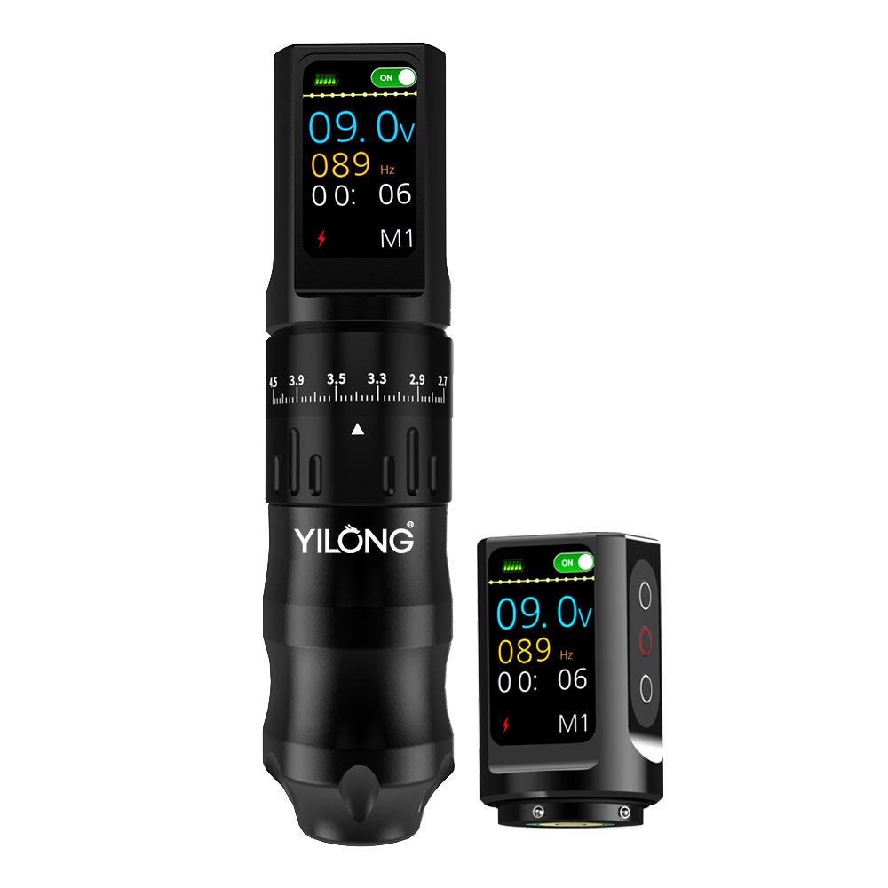 Yilong Wireless Adjustable Stroke Tattoo Pen with Color Screen