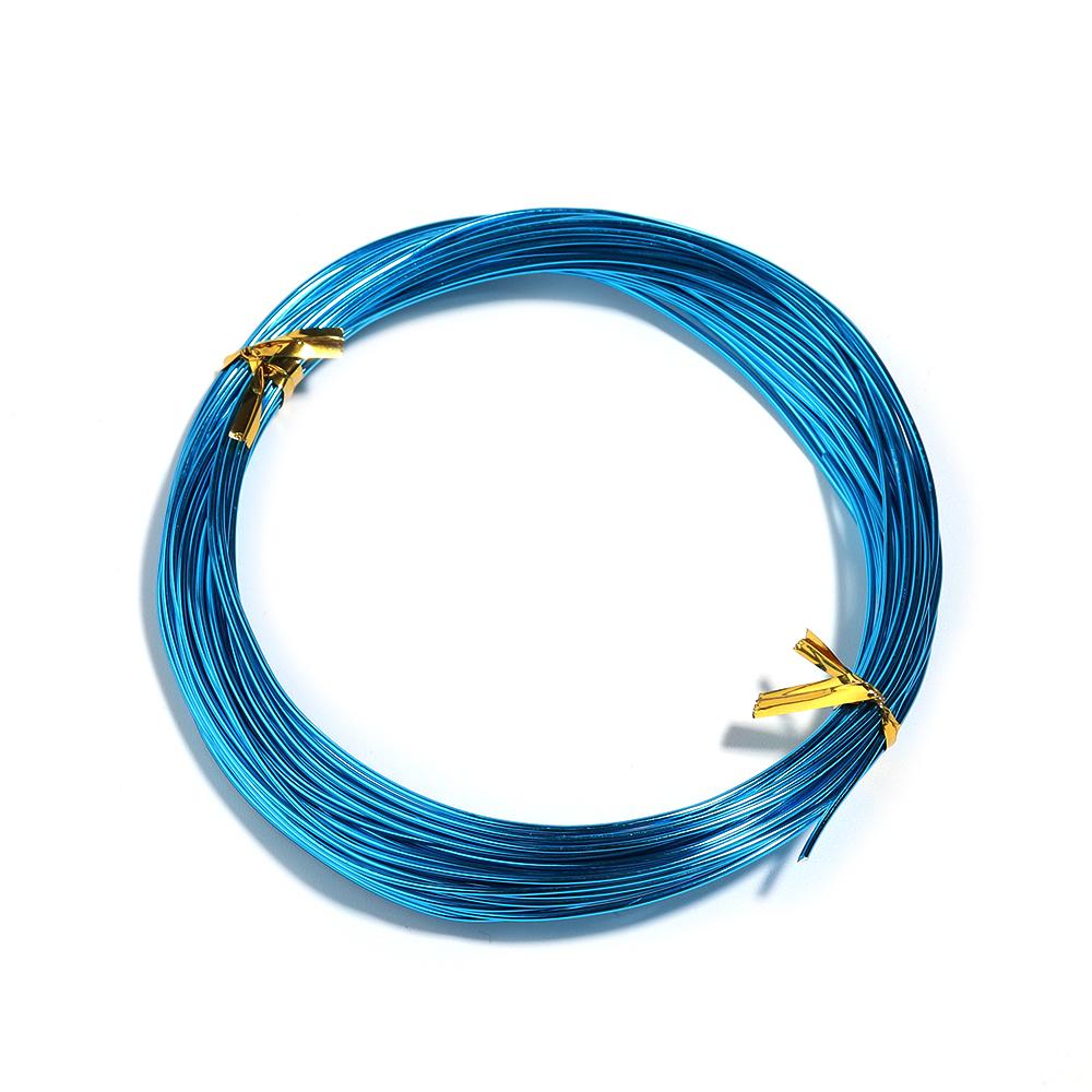 Colorful Aluminum Wire For Ornament Making DIY Crafts Material Handmade Finding Accessories Flexible Wire Round Aluminum Wire